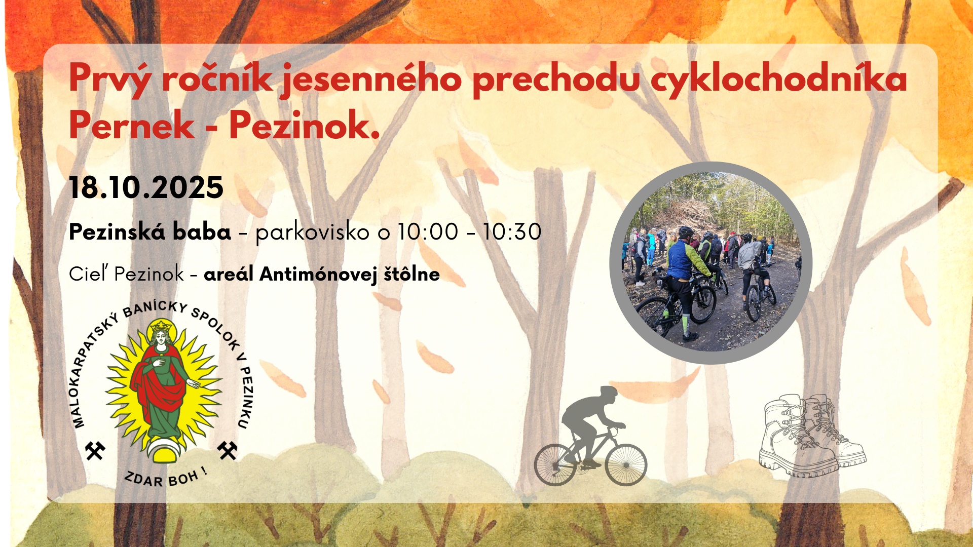 Read more about the article Jesenný prechod cyklochodníka Pernek – Pezinok